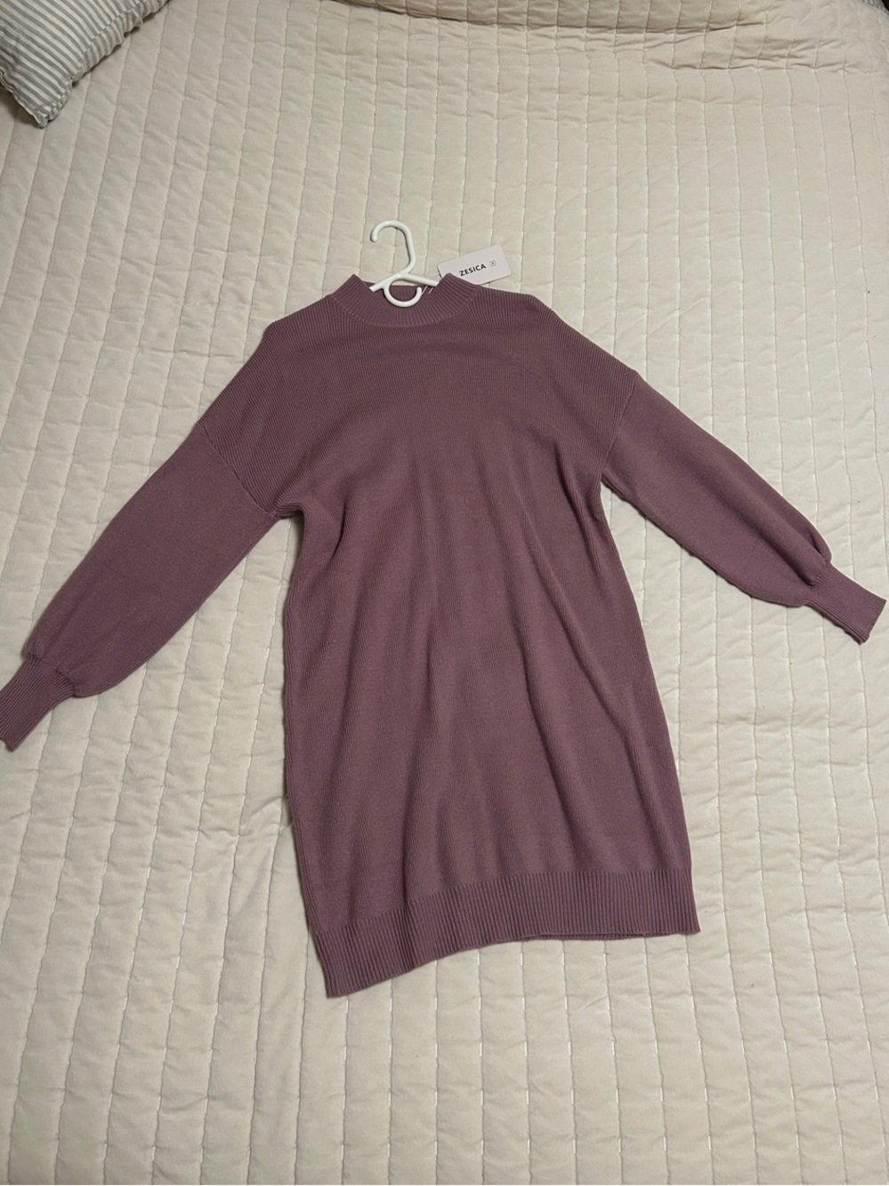 Mauve Sweater Dress